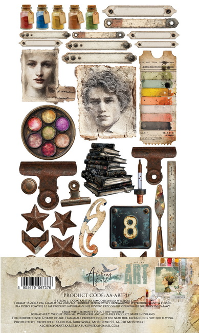 Alchemy of Art, Extra's Set, Art, 15 x 30 cm - AA-ART-11