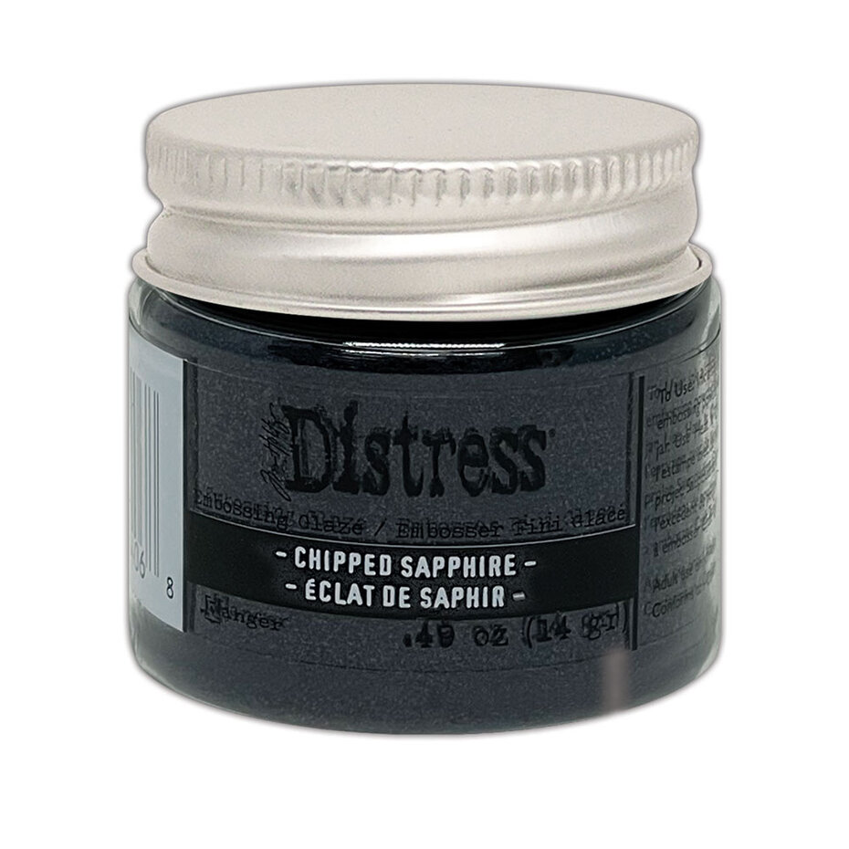 Tim Holtz, Distress, Embossing Glaze, Chipped Sapphire - TDE84068