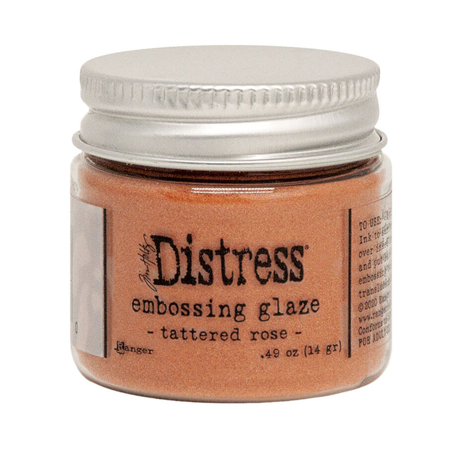Tim Holtz, Distress, Embossing Glaze, Tattered Rose -  TDE71020