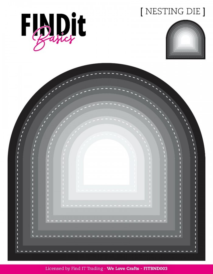 Find it Basics, Nesting Dies, Arches - FITBND003