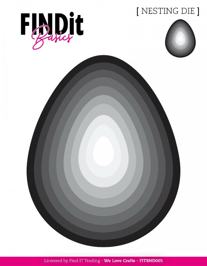 Find it Basics, Nesting Dies, Egg - FITBND005