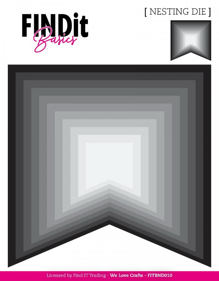 Find it Basics, Nesting Dies, Banner - FITBND010