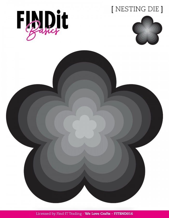 Find it Basics, Nesting Dies, Bloom Flower - FITBND016