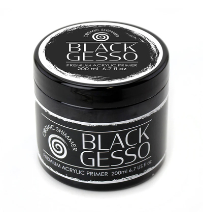 Cosmic Shimmer, Premium Gesso, Zwart