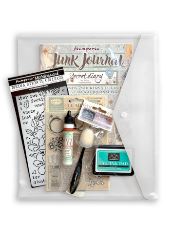 Stamperia, Secret Diary, Art Journaling Selection by Vicky Papaioannou - BJS001
