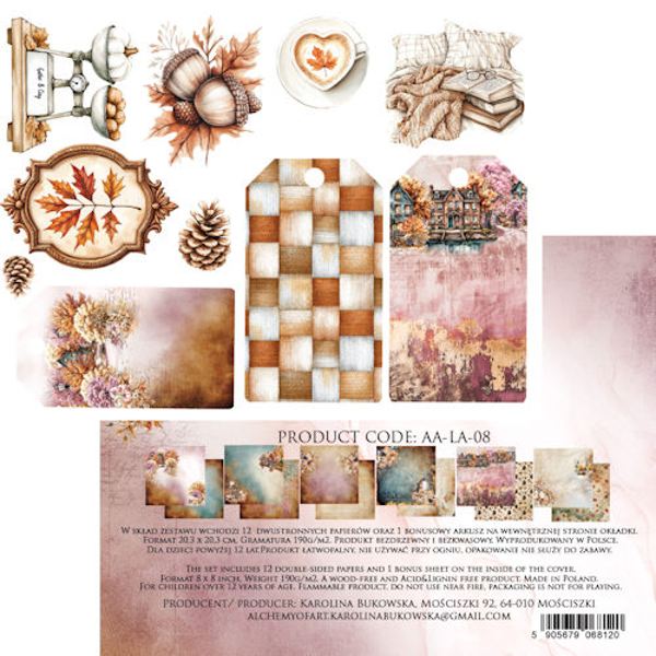 Alchemy of Art, Paperpad, Lovely Autumn, 20 x 20 cm - AA-LA-08