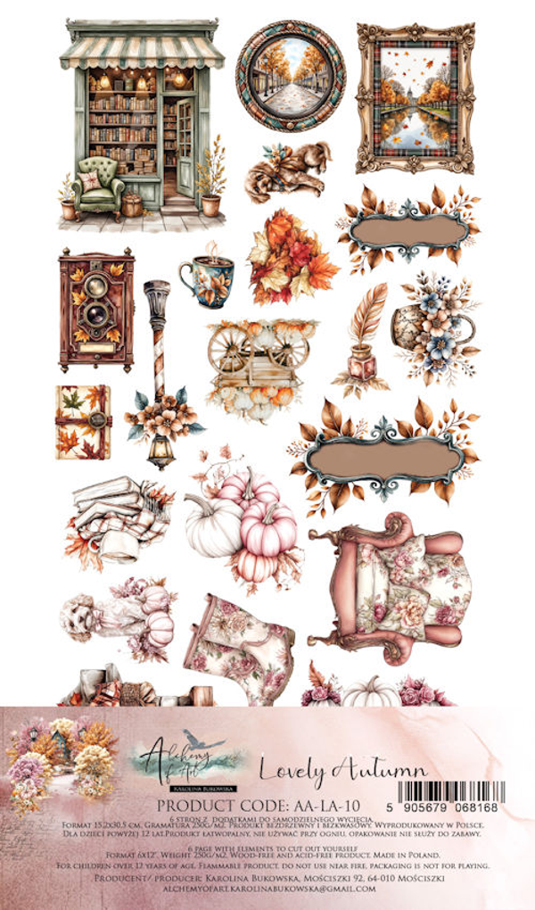 Alchemy of Art, Extra's Set, Lovely Autumn, 15x30 cm - AA-LA-10