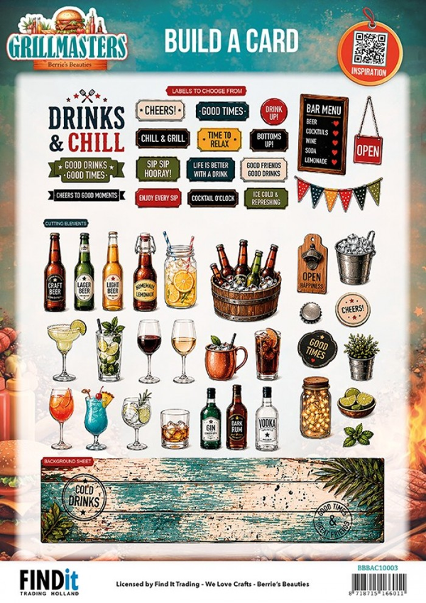 Berrie's Beauties, Build A Card, Grillmasters, Drink's and Chill - BBBAC10003