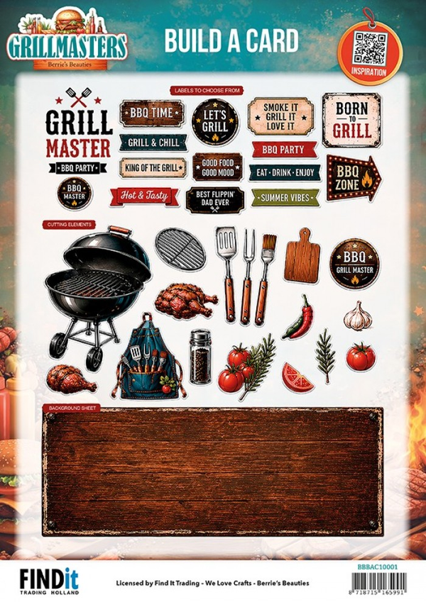 Berrie's Beauties, Build A Card, Grillmasters, Grillmaster - BBBAC10001