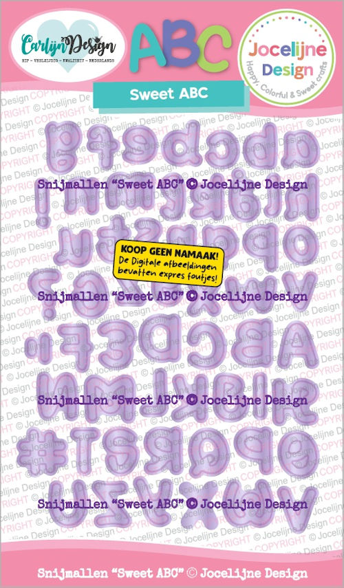 Carlijn Design, Snijmal, Sweet ABC - CDJD-0086