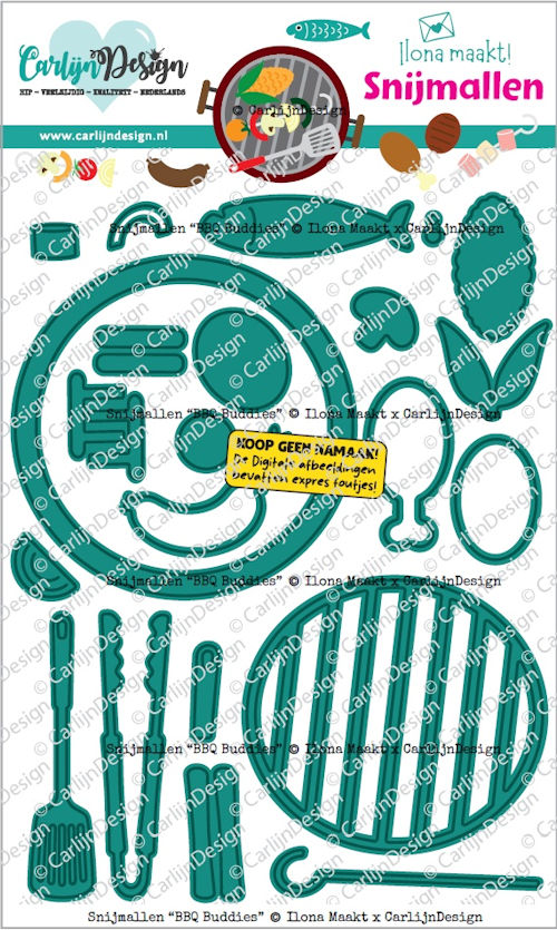 Carlijn Design, Snijmal, BBQ Buddies - CDSN-0385