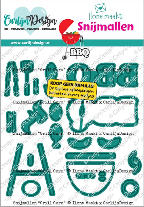 Carlijn Design, Snijmal, Grill Guru - CDSN-0386