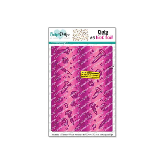 Carlijn Design, Hot Foil, Schroeven & Moeren, A6 - CDHF-0091