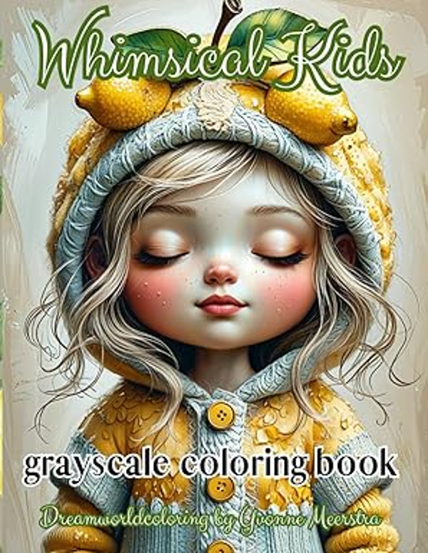 Yvonne Meerstra, Grayscale book, Whimsical Kids