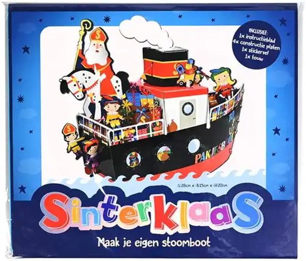 Wins Maak je eigen Sinterklaas stoomboot