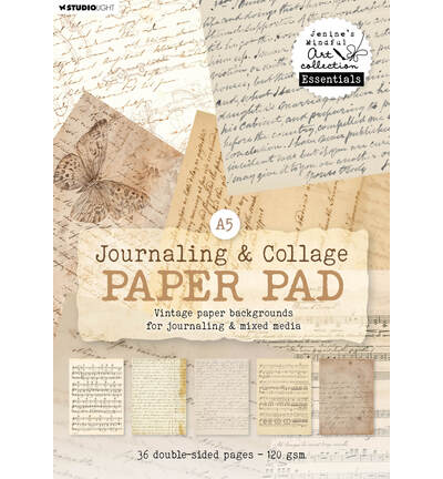 PRE-ORDER - Jenine's Mindful Art, Journaling & Collage Paperpad, A5 - JMA-ES-DPP513