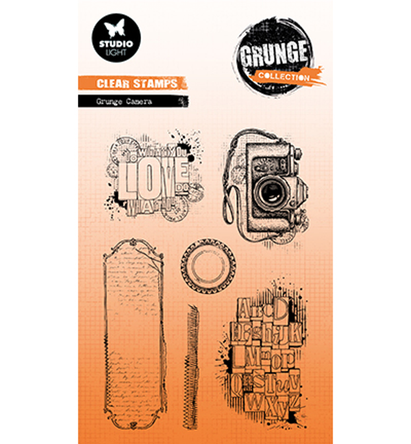 Studiolight, Clear Stamp, Grunge Collection, Grunge Camera - SL-GR-STAMP736