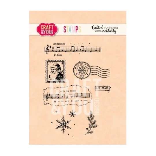 Craft & You, Clear Stamp, Christmas - CS059