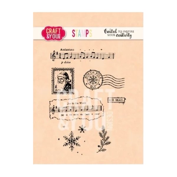Craft & You, Clear Stamp, Christmas - CS059