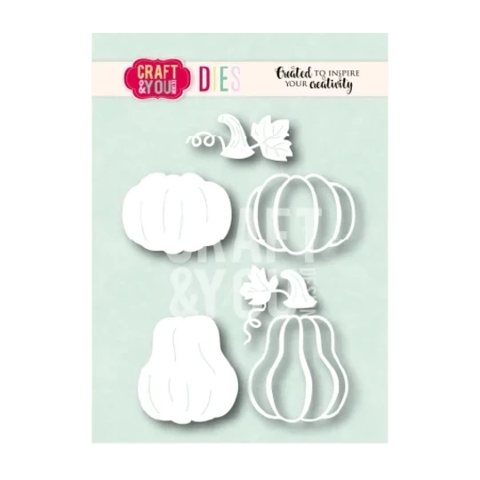 Craft & You, Snijmal, Two Pumpkins - CW424