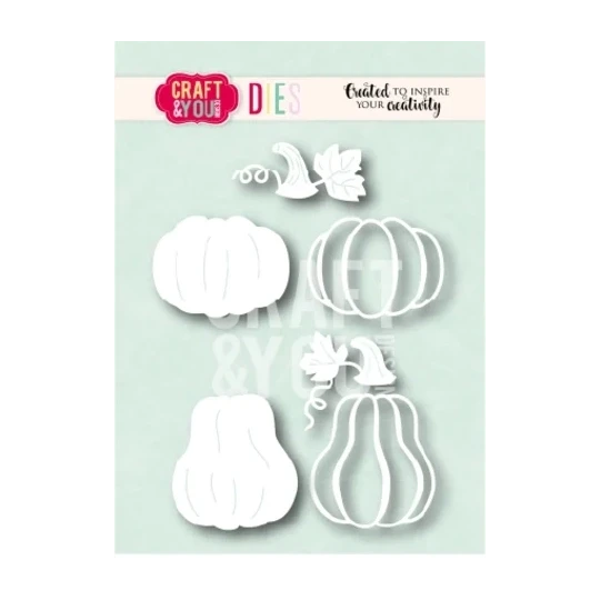 Craft & You, Snijmal, Two Pumpkins - CW424