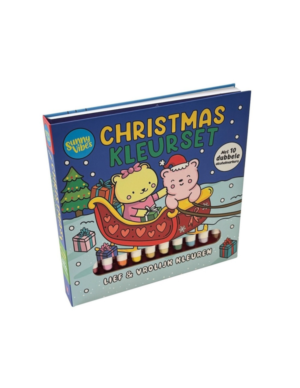 Sunny Vibes, Kleurboek, Christmas (met 10 dubbele alcoholmarkers)