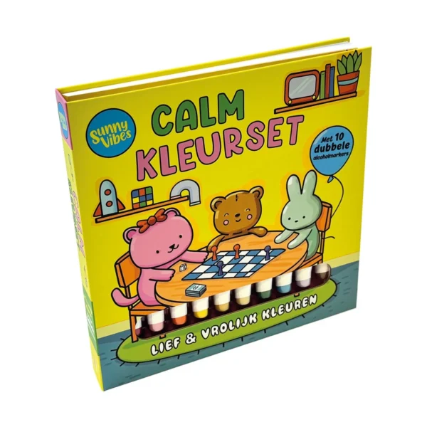 Sunny Vibes, Kleurboek, Calm (met 10 dubbele alcoholmarkers)