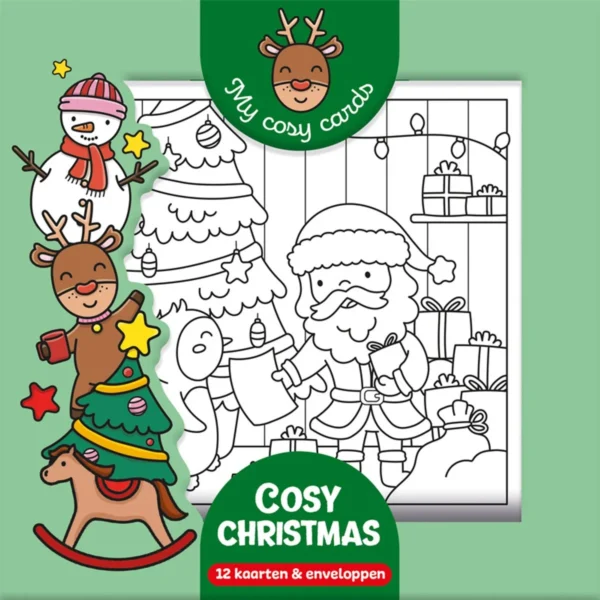 Kaartenbox, Cosy Christmas, Wenskaarten
