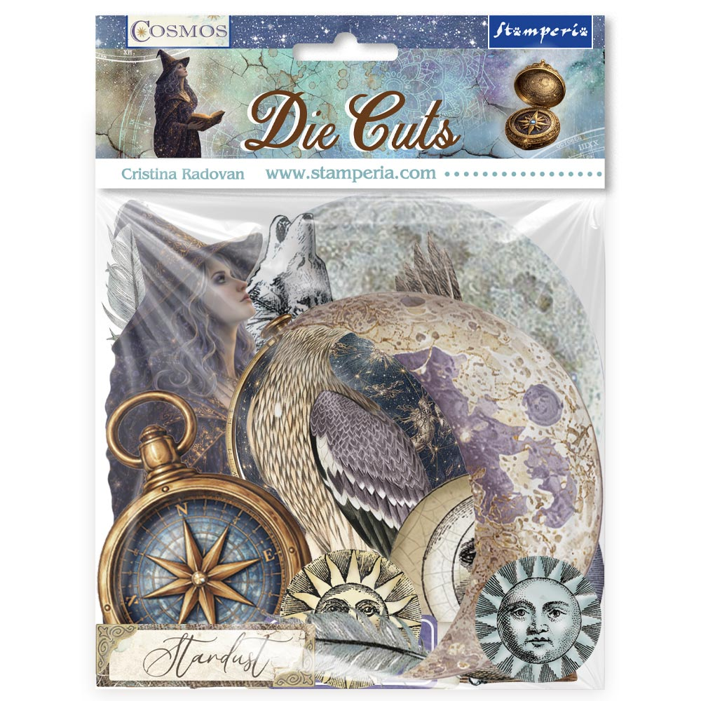 Stamperia, Die Cuts, Cosmos - DFLDC142