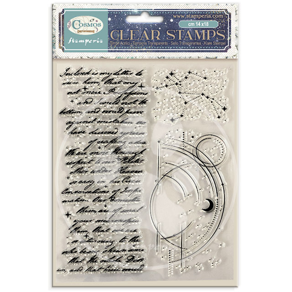 Stamperia, Clear Stamp, Cosmos - WTK246