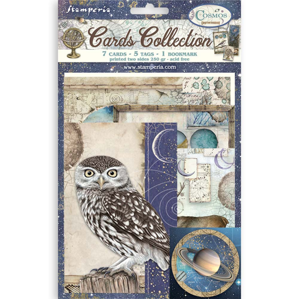 Stamperia, Cards Collection, Cosmos - SBCARD50