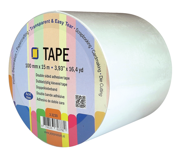 JEJE, Dubbelzijdige Tape, 100 mm - 3.3230