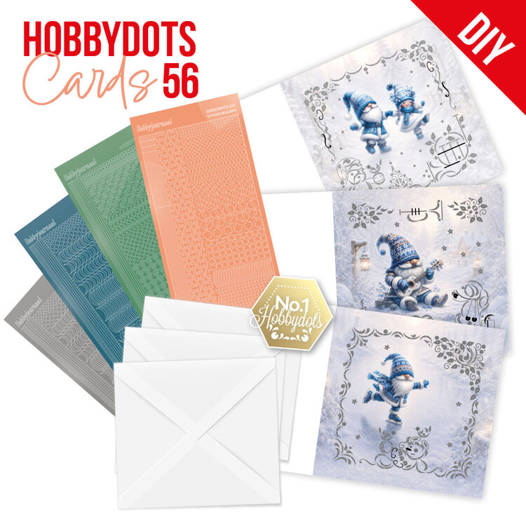 Hobbydots Cards 56, Winter Gnome Wonders - DODOPP056