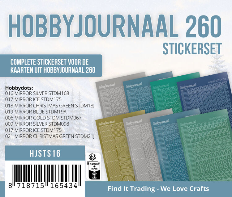 Hobbyjournaal, Stickerset 260 - HJSTS16