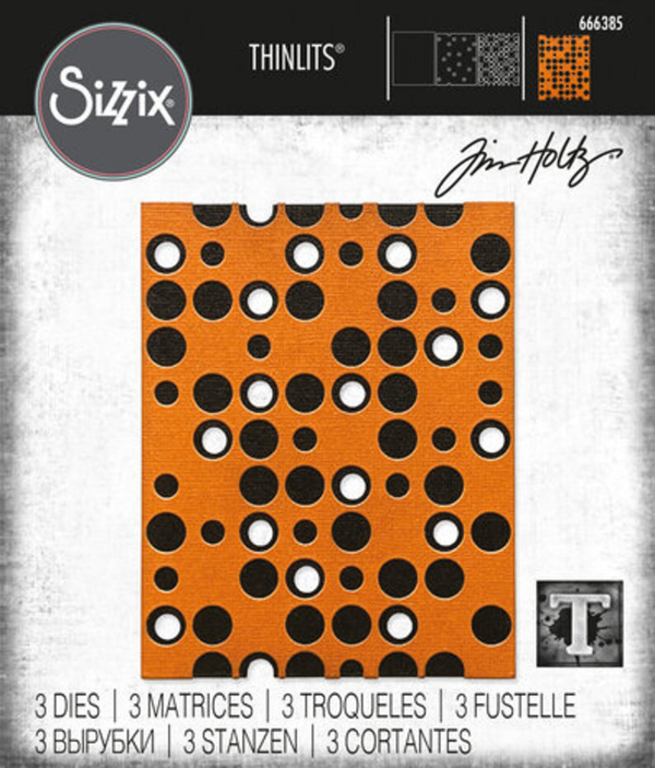 Sizzix, Thinlits, Set Layered Dots - 666385