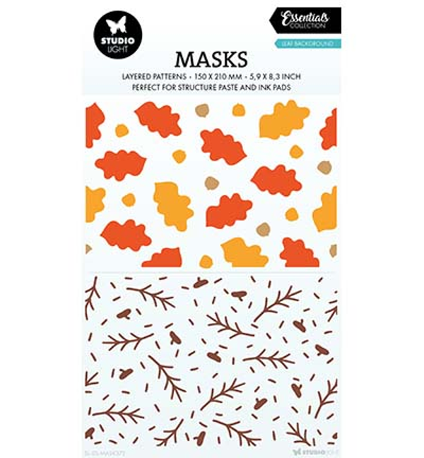 Studiolight, Mask Stencil, Essentials, Leaf Background - SL-ES-MASK372