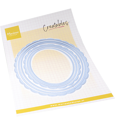 Marianne Design, Creatable, Scalloped Oval - LR0898