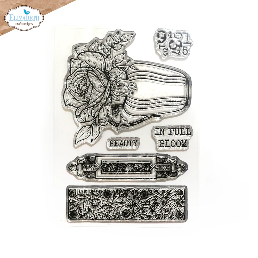 Elizabeth Craft Design, Clear Stamp, In Full Bloom - CS391