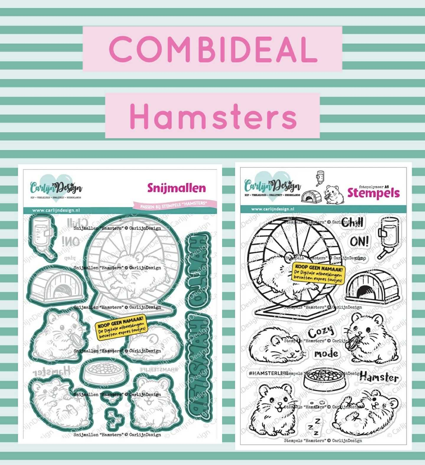 CarlijnDesign, COMBIDEAL, Hamsters