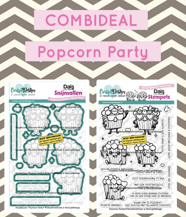 CarlijnDesign, COMBIDEAL, Popcorn Party