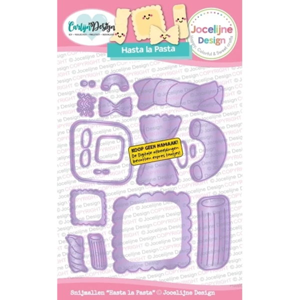 CarlijnDesign, Snijmal, Jocelijne Design, Hasta la Pasta - CDJD-0089