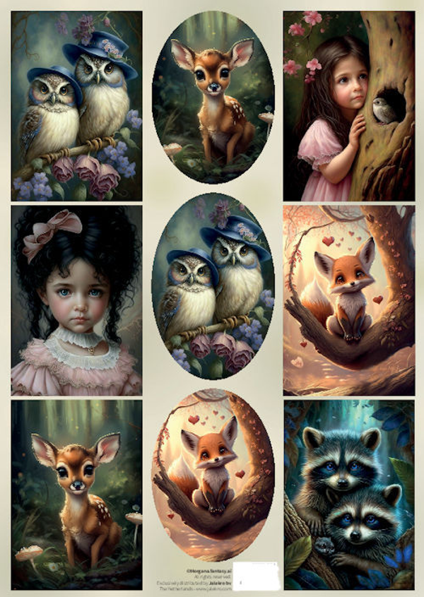 Morgana Fantasy, Knipvel, Mini, 9x13 cm - 001