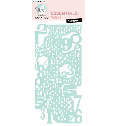 CraftLab, Mask Stencil, Essentials, Numbers - CCL-ES-MASK408