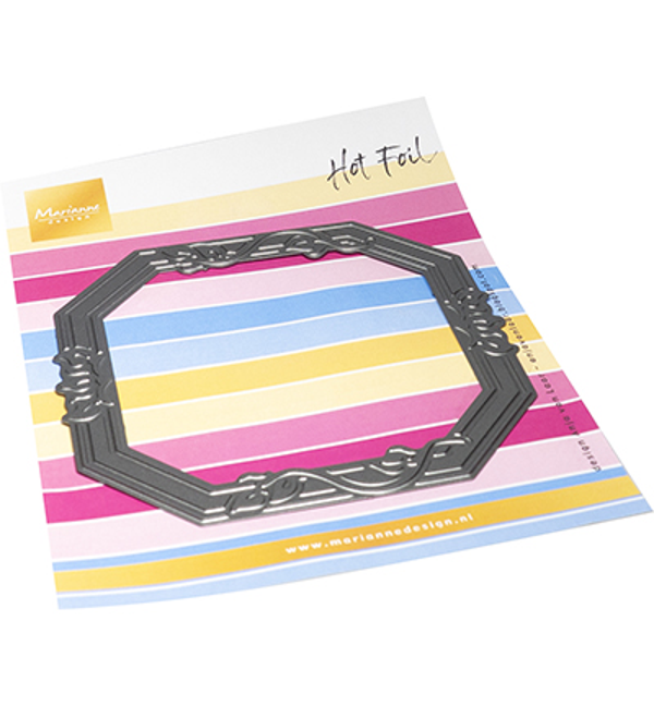 PRE-ORDER - Marianne Design, Hot Foil, Anja's Classic Octagon - CR1682
