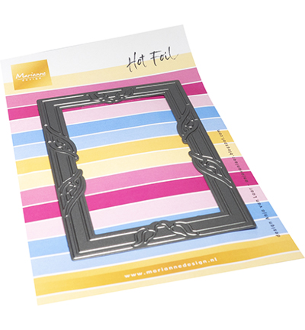PRE-ORDER - Marianne Design, Hot Foil, Anja's Classic Rectangle - CR1683
