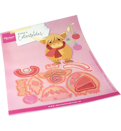 PRE-ORDER - Marianne Design, Collectable, Eline's Scottish Highlander - COL1593
