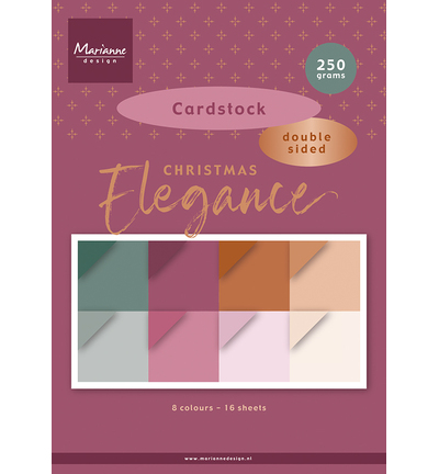 PRE-ORDER - Marianne Design, Cardstock, Christmas Elegance - PK9224