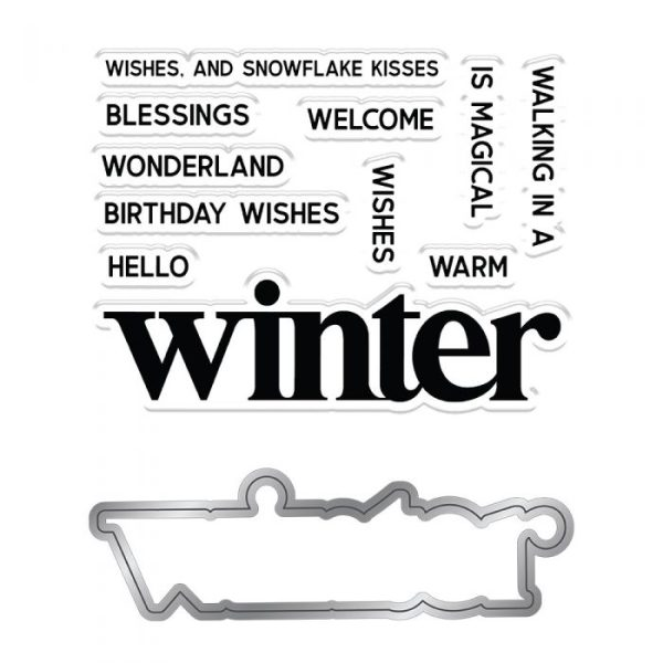 Crafter's Companion, Clear Stamp, Glittering Snowflakes - S-GS-STD-WISO