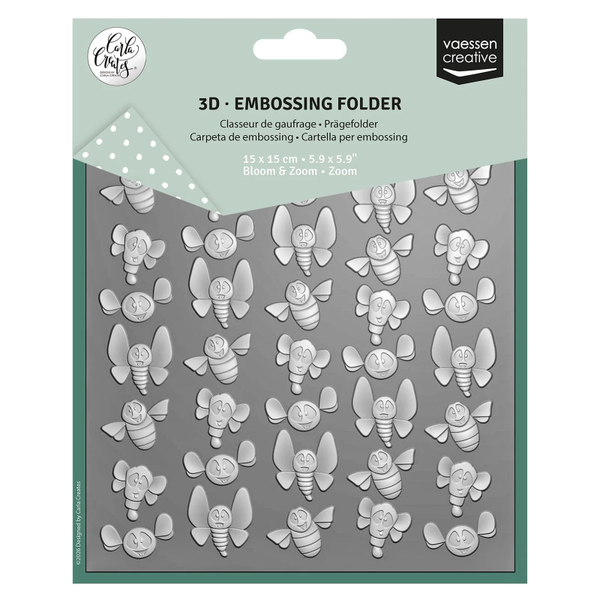 Vaessen Creative, 3D Embossingfolder, Carla Creates, Zoom - CAR0312