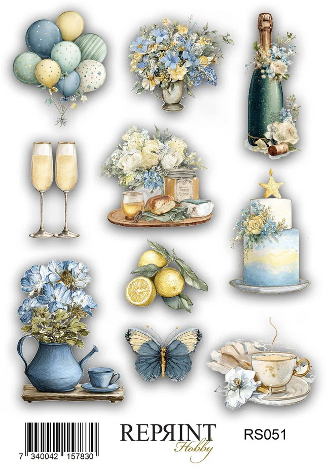 Reprint, Stickers, Summer Meadow, 10x16 cm - RS051